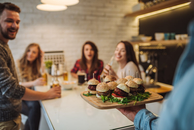 friends and food